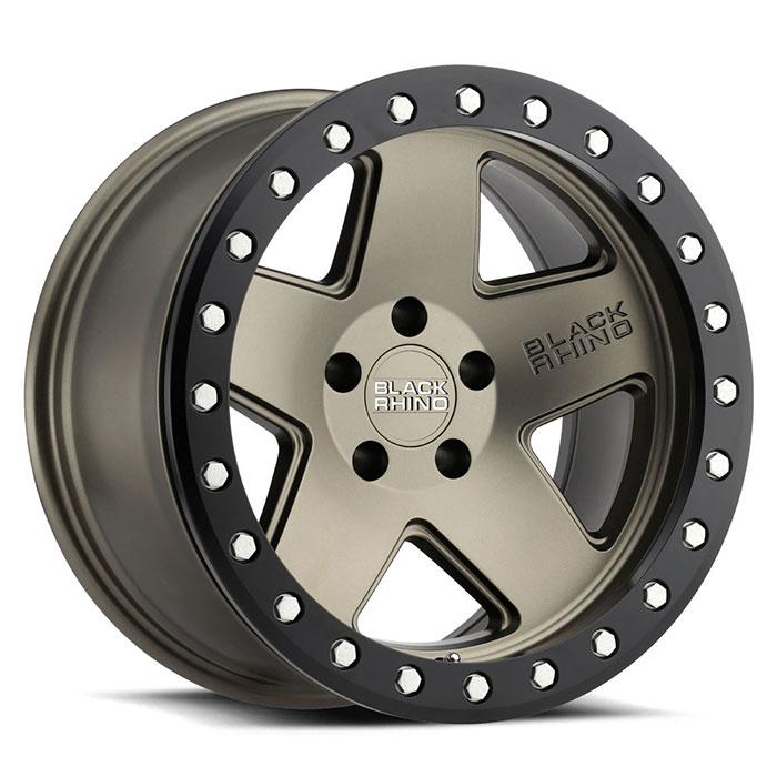 4 Llantas Crawler Beadlock 17x8.5 6x139 Matte Bronze - Black Rhino