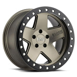 4 Llantas Crawler Beadlock 17x8.5 6x139 Matte Bronze - Black Rhino