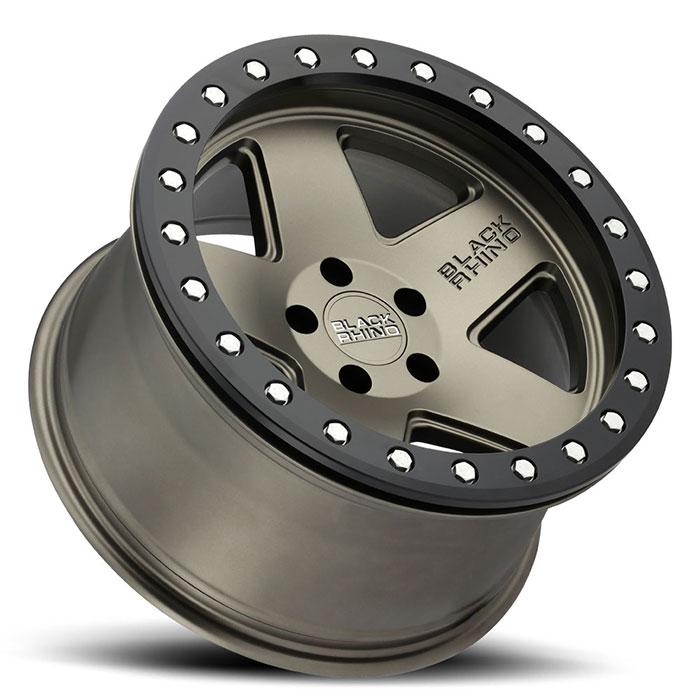 4 Llantas Crawler Beadlock 17x8.5 6x139 Matte Bronze - Black Rhino