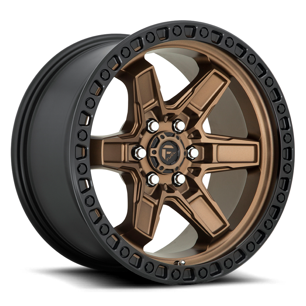 4 Llantas Kicker D699 17x9" 6x139 Matte Bronze - Fuel - DOBLETRACCION