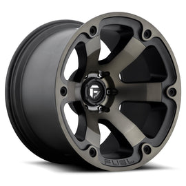 4 Llantas Beast D564 17X9 6X139 Machine Black - Fuel - DOBLETRACCION