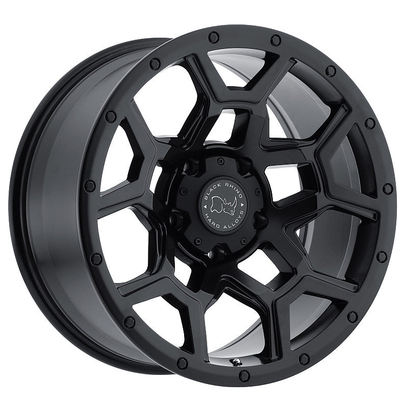 4 Llantas Overland 17X9.5 6X139 Matte Black - Black Rhino - DOBLETRACCION