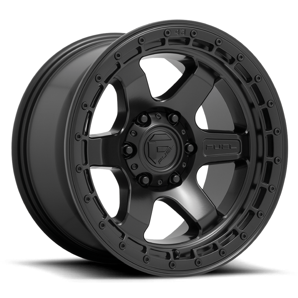 4 Llantas Block D750 17x9 6x139 Black - Fuel - DOBLETRACCION