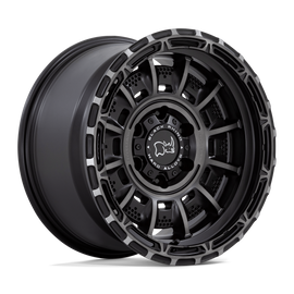 4 Llantas Legion 17x9 5x127 Matte Black - Black Rhino - DOBLETRACCION