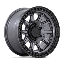 Cargar imagen en el visor de la galería, 4 Llantas Calico 17x8,5 6x139 Mate GunMetal w/ Matte Black Lip - Black Rhino - DOBLETRACCION