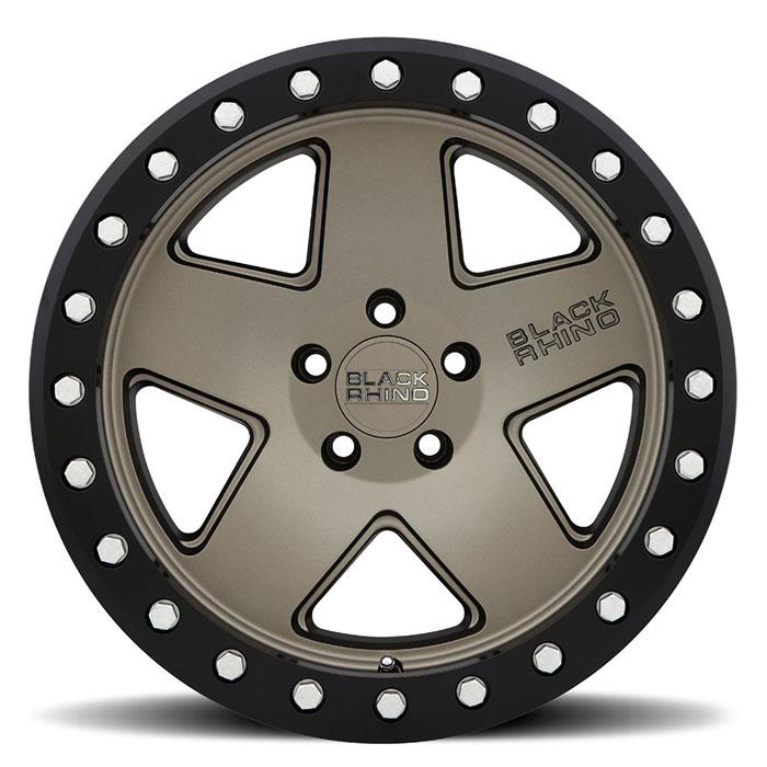 4 Llantas Crawler Beadlock 17x8.5 6x139 Matte Bronze - Black Rhino