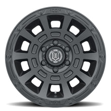 Cargar imagen en el visor de la galería, 4 Llantas Thrust 17x8.5 6x139 SMK SAT Black - Icon Alloys - DOBLETRACCION