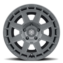 Cargar imagen en el visor de la galería, 4 Llantas Compass 17x8.5 6x139 SAT Black - Icon Alloys - DOBLETRACCION