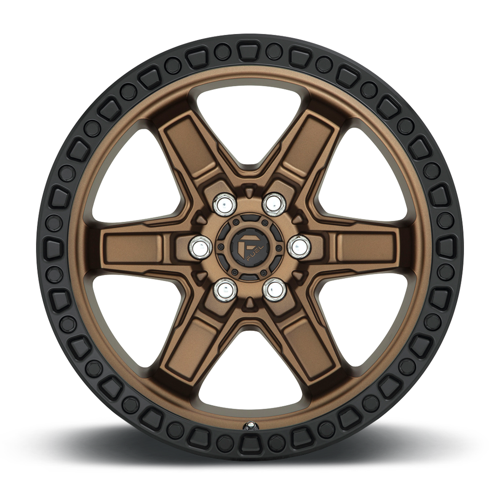 4 Llantas Kicker D699 17x9" 6x139 Matte Bronze - Fuel - DOBLETRACCION