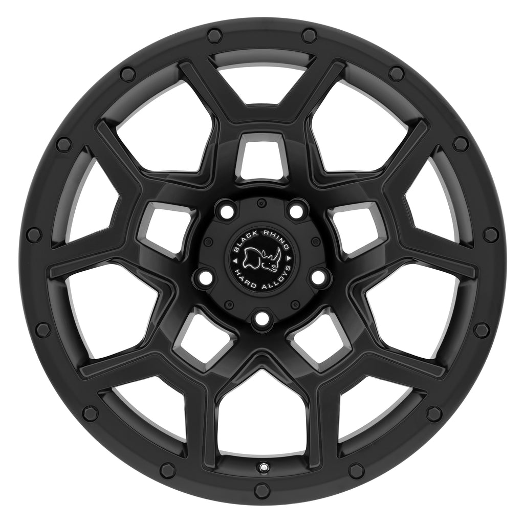 4 Llantas Overland 17X9.5 6X139 Matte Black - Black Rhino - DOBLETRACCION