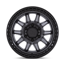 Cargar imagen en el visor de la galería, 4 Llantas Calico 17x8,5 6x139 Mate GunMetal w/ Matte Black Lip - Black Rhino - DOBLETRACCION