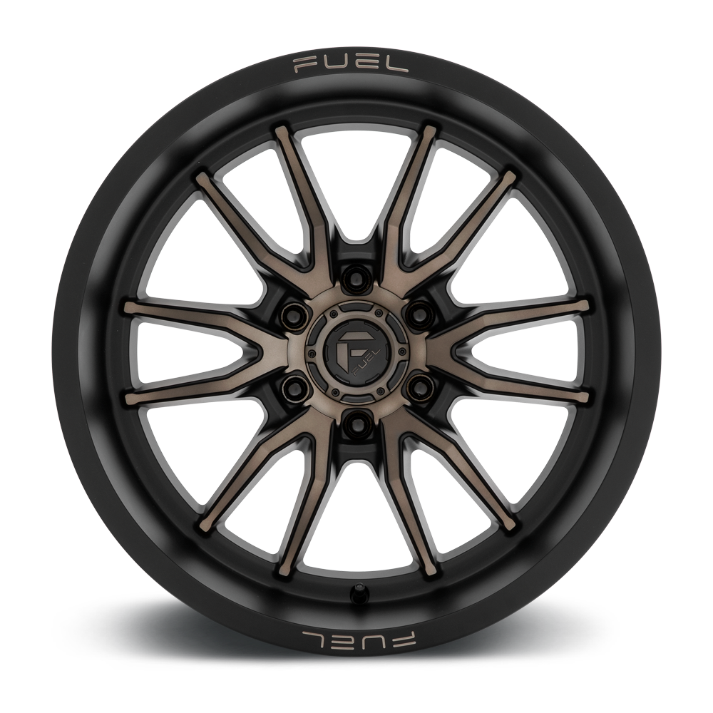 4 Llantas Clash D762 20x10" 6x139 Matte Black w/ Dark Tint - Fuel - DOBLETRACCION