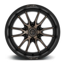 Cargar imagen en el visor de la galería, 4 Llantas Clash D762 20x10" 6x139 Matte Black w/ Dark Tint - Fuel - DOBLETRACCION