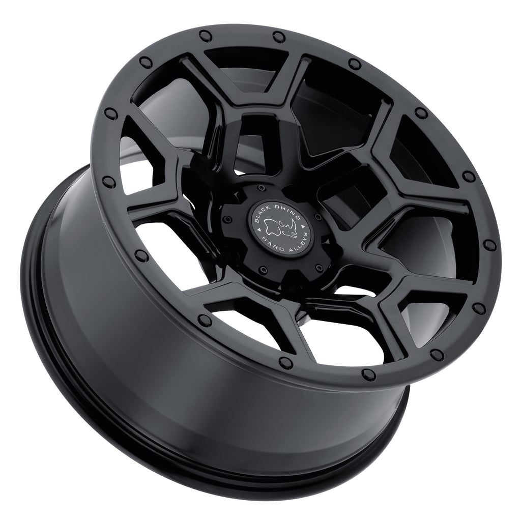 4 Llantas Overland 17X9.5 6X139 Matte Black - Black Rhino - DOBLETRACCION