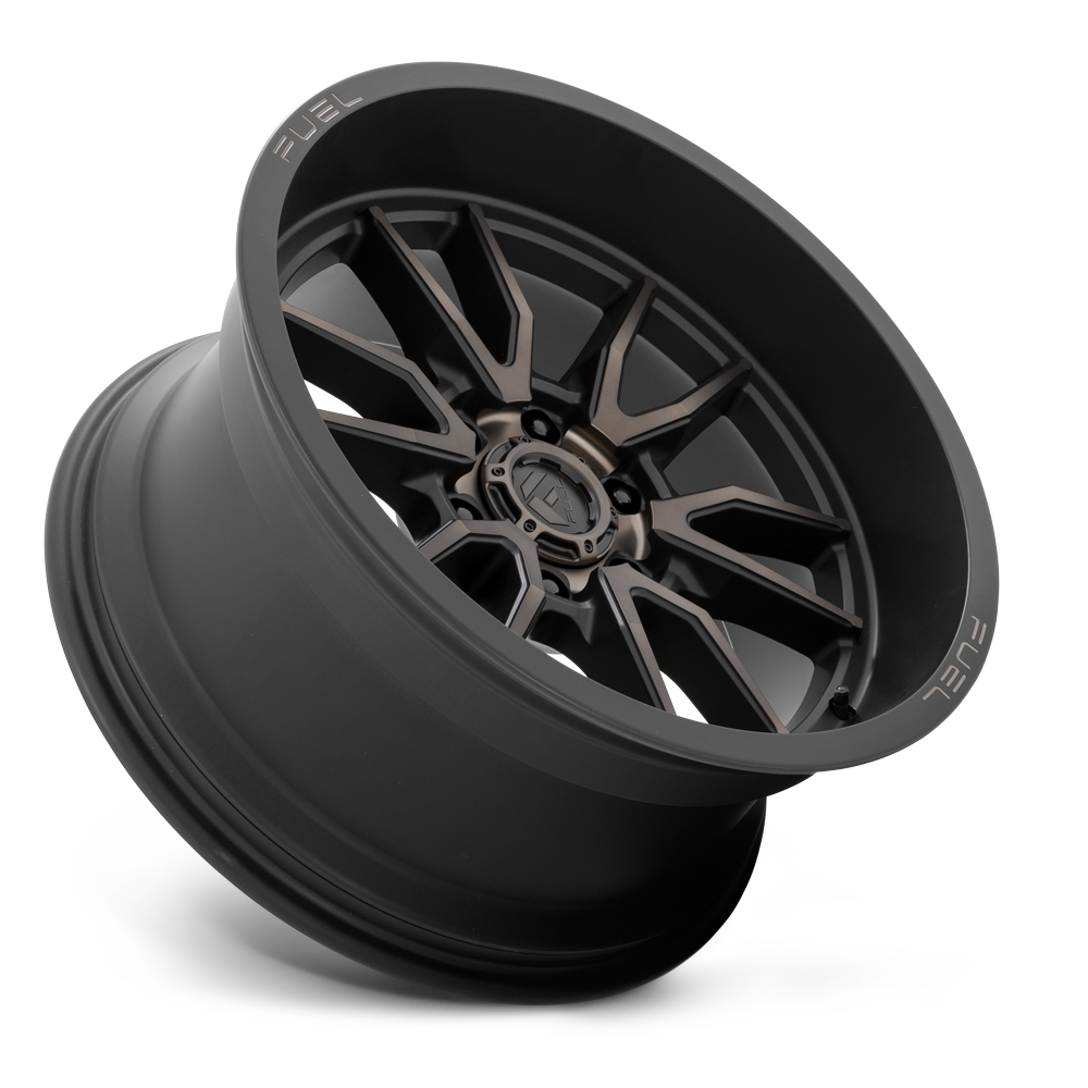 4 Llantas Clash D762 20x10" 6x139 Matte Black w/ Dark Tint - Fuel - DOBLETRACCION