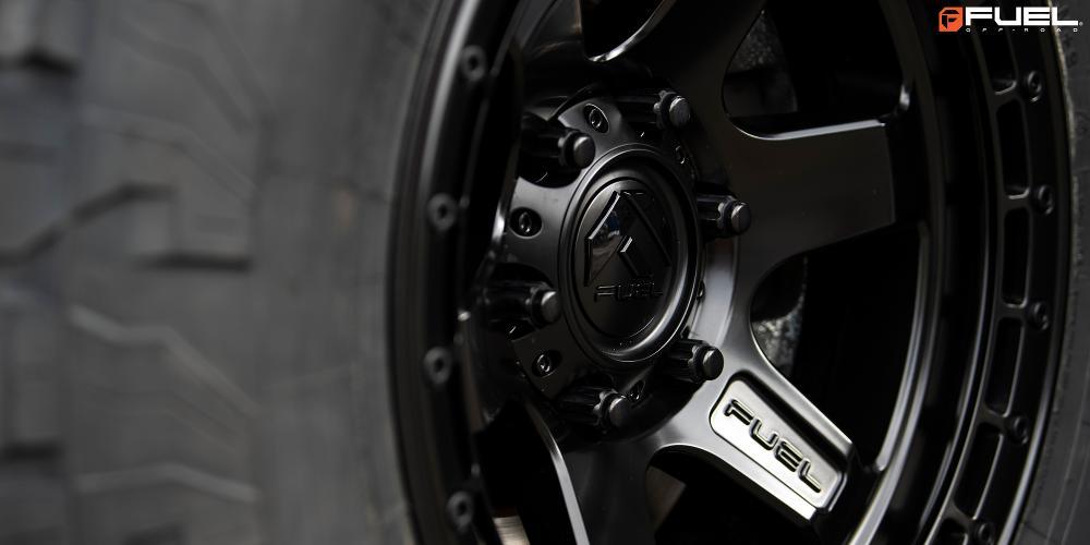 4 Llantas Block D750 17x9 6x139 Black - Fuel - DOBLETRACCION