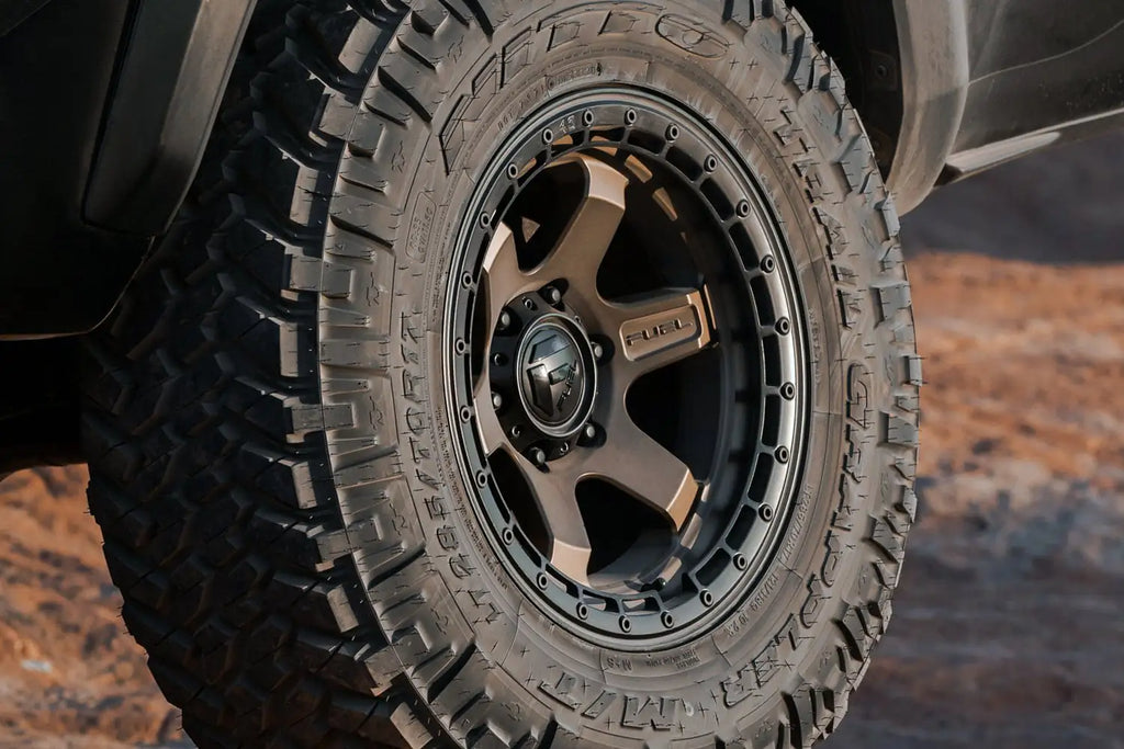 4 Llantas Block D751 17x9" 6x135 Matte Bronze - Fuel - DOBLETRACCION