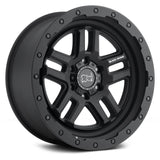 4 Llantas Barstow 17x9.5 6x139/12 Matte Black - Black Rhino