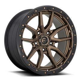 4 Llantas Rebel D681 17x9 5x127 Bronze - Fuel - DOBLETRACCION