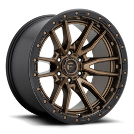 4 Llantas Rebel D681 20X9 6X139 Bronze Silverado - Fuel - DOBLETRACCION