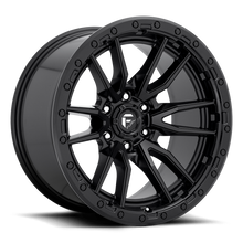 Cargar imagen en el visor de la galería, 4 Llantas Rebel D679 17X9 6X139 Black  - Fuel - DOBLETRACCION