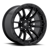 4 Llantas Rebel D679 17X9 6X139 Black  - Fuel
