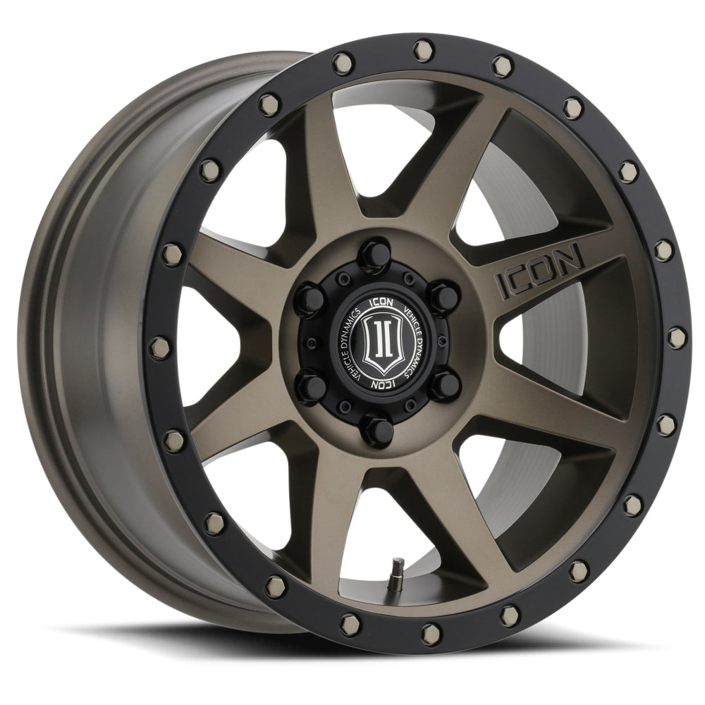 4 Llantas Rebound  17x8.5 6x139 Bronze - Icon Alloys - DOBLETRACCION
