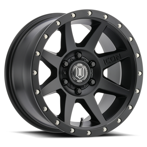 4 Llantas Rebound  17x8.5 6x139 SAT Black - Icon Alloys - DOBLETRACCION