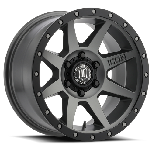 4 Llantas Rebound  17x8.5 6x139 Titanium - Icon Alloys - DOBLETRACCION