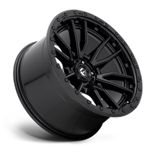 Cargar imagen en el visor de la galería, 4 Llantas Rebel D679 17X9 6X139 Black  - Fuel - DOBLETRACCION