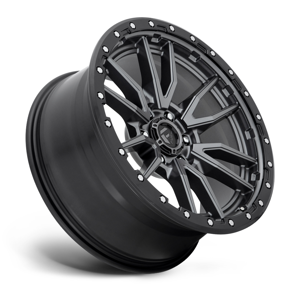 4 Llantas Rebel D680 17X9 6X139 Gris - Fuel - DOBLETRACCION