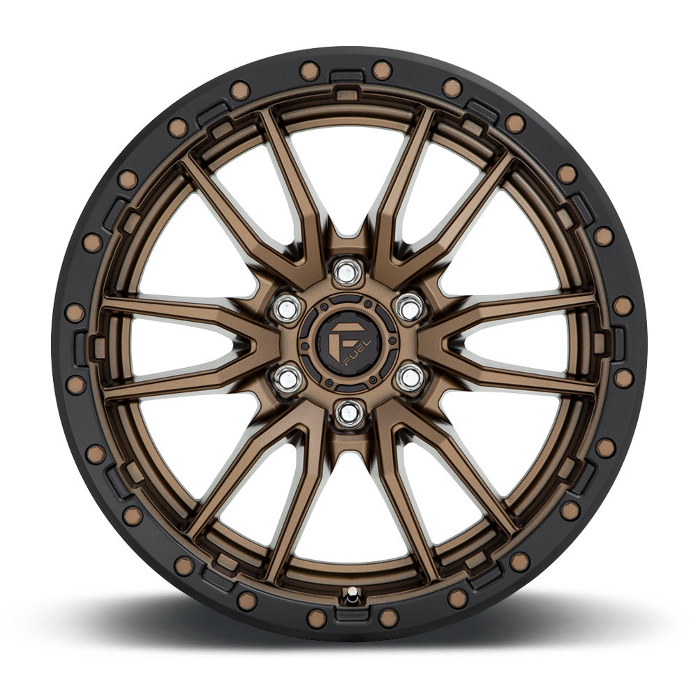 4 Llantas Rebel D681 17X9 6X139 Bronze  - Fuel - DOBLETRACCION