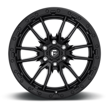 Cargar imagen en el visor de la galería, 4 Llantas Rebel D679 17X9 6X139 Black  - Fuel - DOBLETRACCION