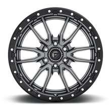 Cargar imagen en el visor de la galería, 4 Llantas Rebel D680 17X9 6X139 Gris - Fuel - DOBLETRACCION