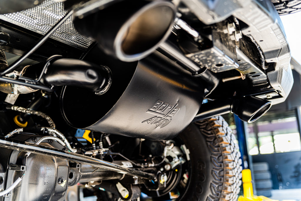 Sistema de Escapes ATAK colas negras Ford Bronco (24+) - Borla