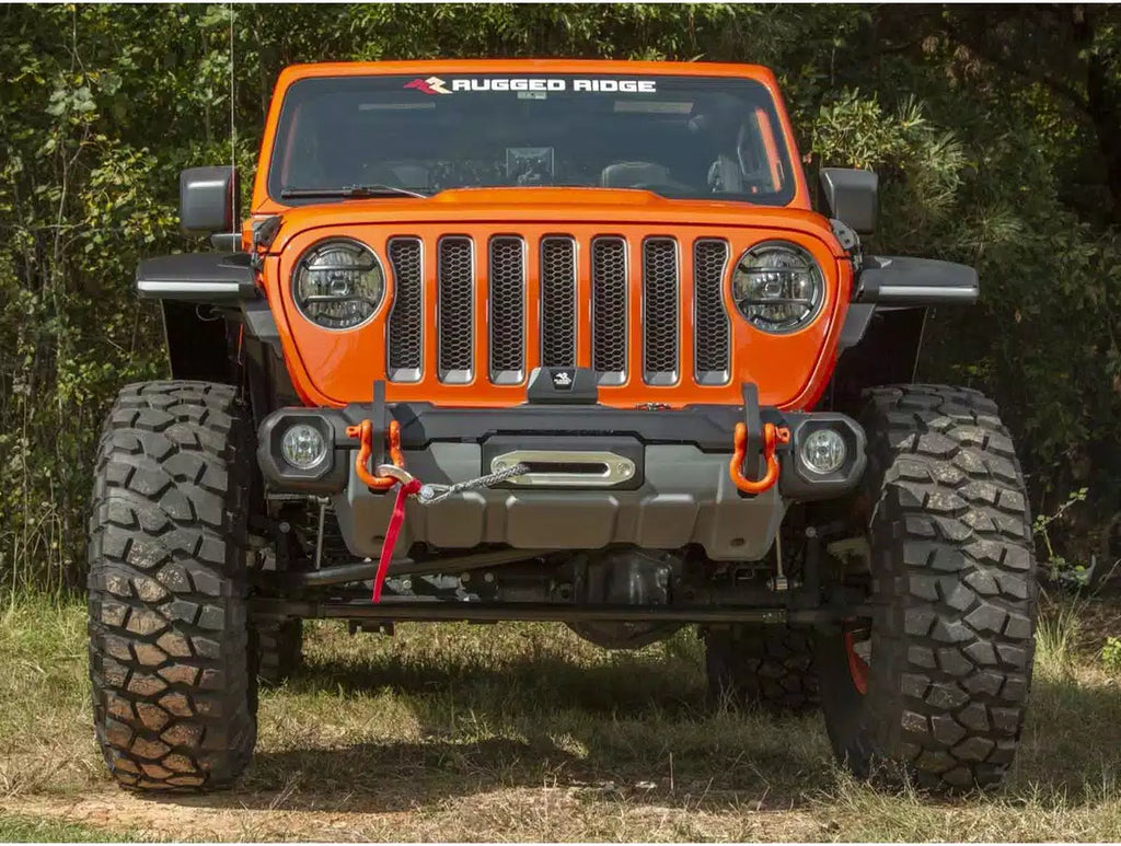 Parachoque Delantero Stubby Venator Jeep Wrangler JK/JL y Gladiator JT (18+) - Rugged Ridge