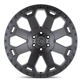 4 Llantas Warlord 18x9 6x139 Matte GunMetal - Black Rhino - DOBLETRACCION