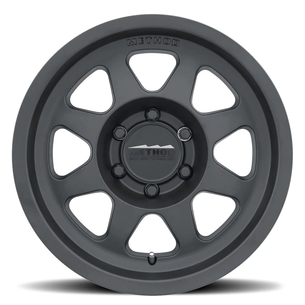 4 Llantas 701 17x9" 6x139 Matte Black BeadGrip - Method Wheels - DOBLETRACCION