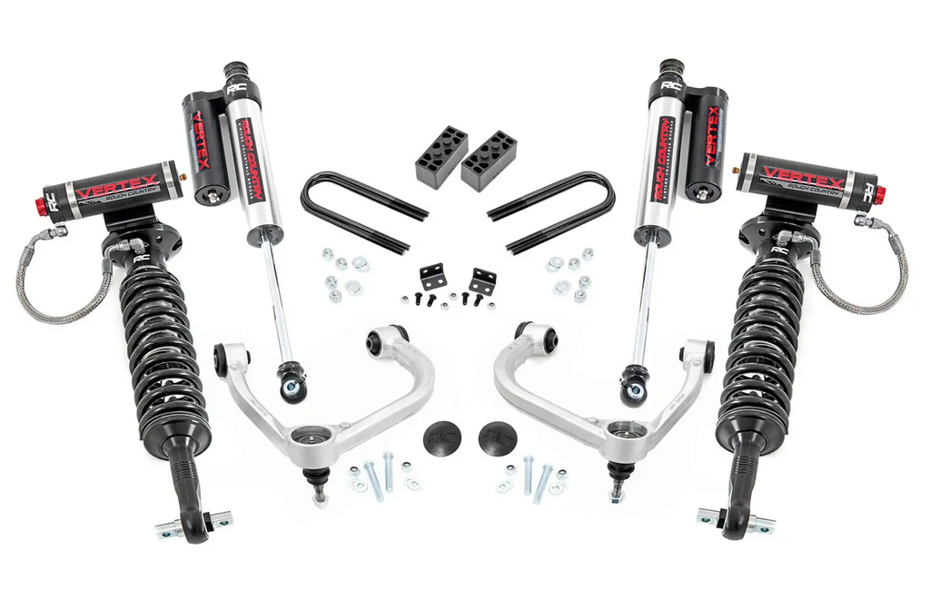 Kit de Suspensión 3" VERTEX Ford F150 (21+) - Rough Country - DOBLETRACCION