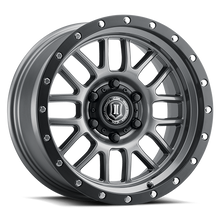 Cargar imagen en el visor de la galería, 4 Llantas Alpha 17X8.5 6X139 Gun Metal - Icon Alloys