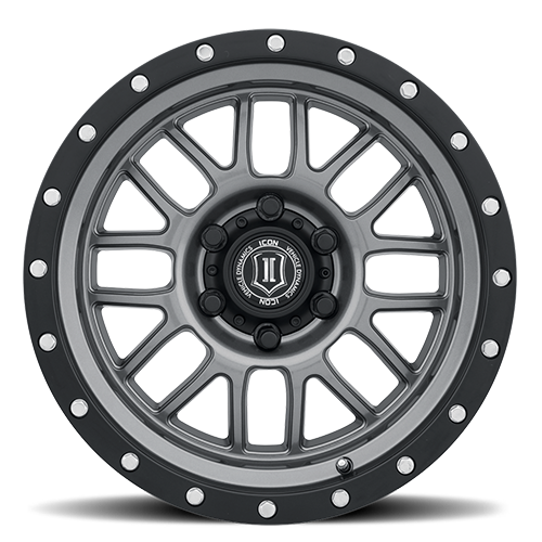 4 Llantas Alpha 17X8.5 6X139 Gun Metal - Icon Alloys