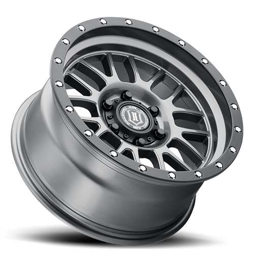 4 Llantas Alpha 17X8.5 6X139 Gun Metal - Icon Alloys