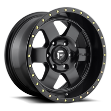 Cargar imagen en el visor de la galería, 4 Llantas Podium D618 17X9 6X139 Black - Fuel - DOBLETRACCION