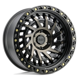 4 Llantas Shredder 20X9.5 6X139 Matte Black Dark - Black Rhino