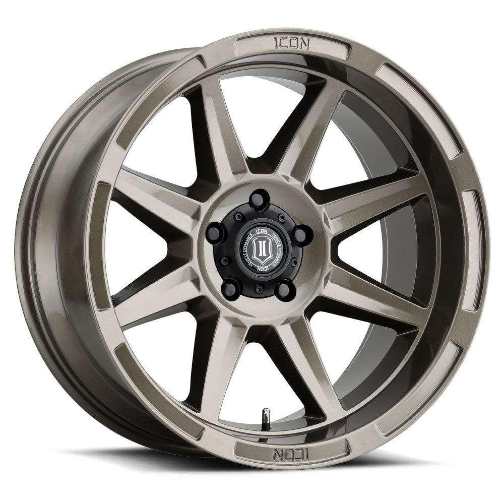 4 Llantas Bandit 20x10 6x139 GLOSS Bronze - Icon Alloys - DOBLETRACCION
