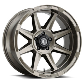 4 Llantas Bandit 20x10 6x139 GLOSS Bronze - Icon Alloys - DOBLETRACCION