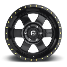 Cargar imagen en el visor de la galería, 4 Llantas Podium D618 17X9 6X139 Black - Fuel - DOBLETRACCION
