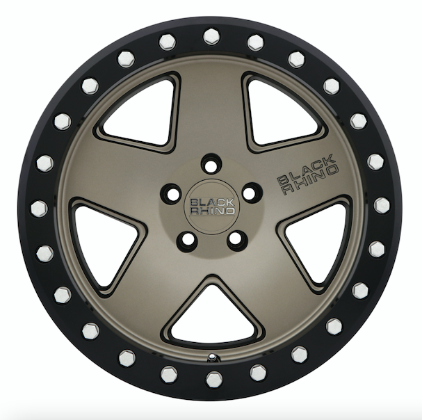 4 Llantas Crawler 17X8.5 6X139  Beadlock Matte Bronze - Black Rhino - DOBLETRACCION