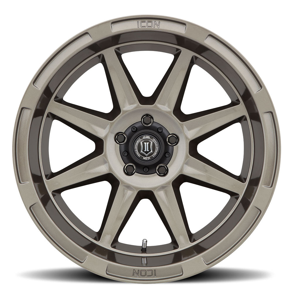 4 Llantas Bandit 20x10 6x139 GLOSS Bronze - Icon Alloys - DOBLETRACCION