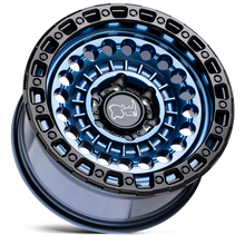 Cargar imagen en el visor de la galería, 4 Llantas Sentinel 17X8.5 6X139 Cobalt Blue with Black Lip - Black Rhino - DOBLETRACCION